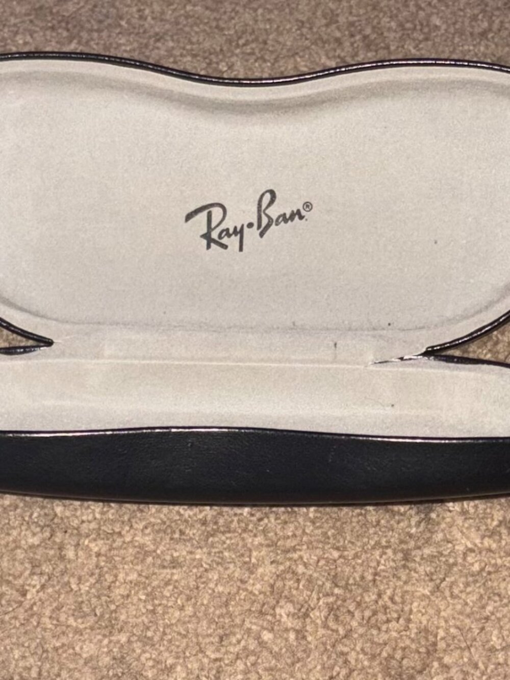 black eye glasses case